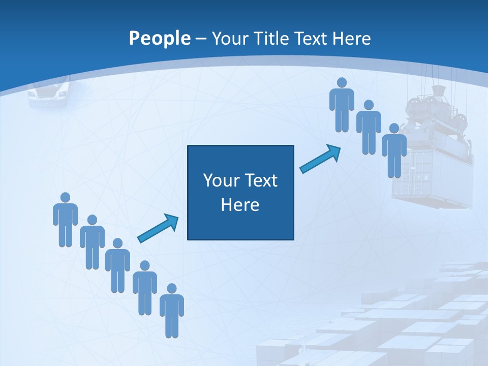 Ship Shipping Earth PowerPoint Template