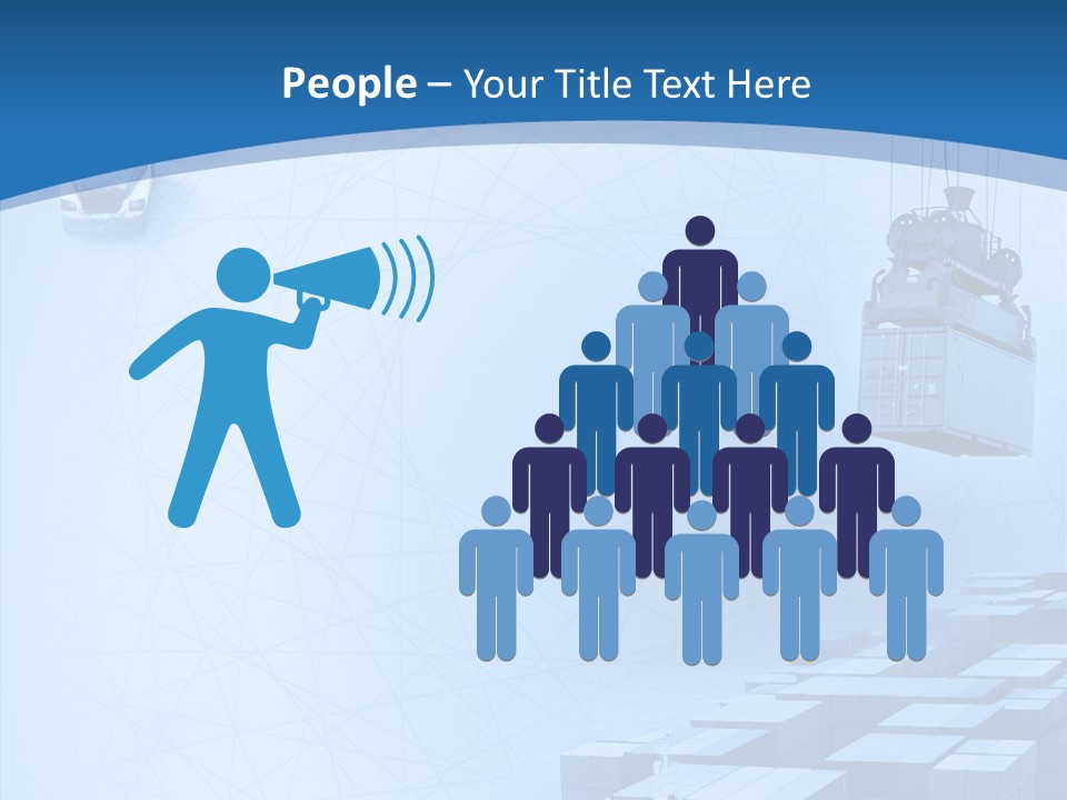 Ship Shipping Earth PowerPoint Template