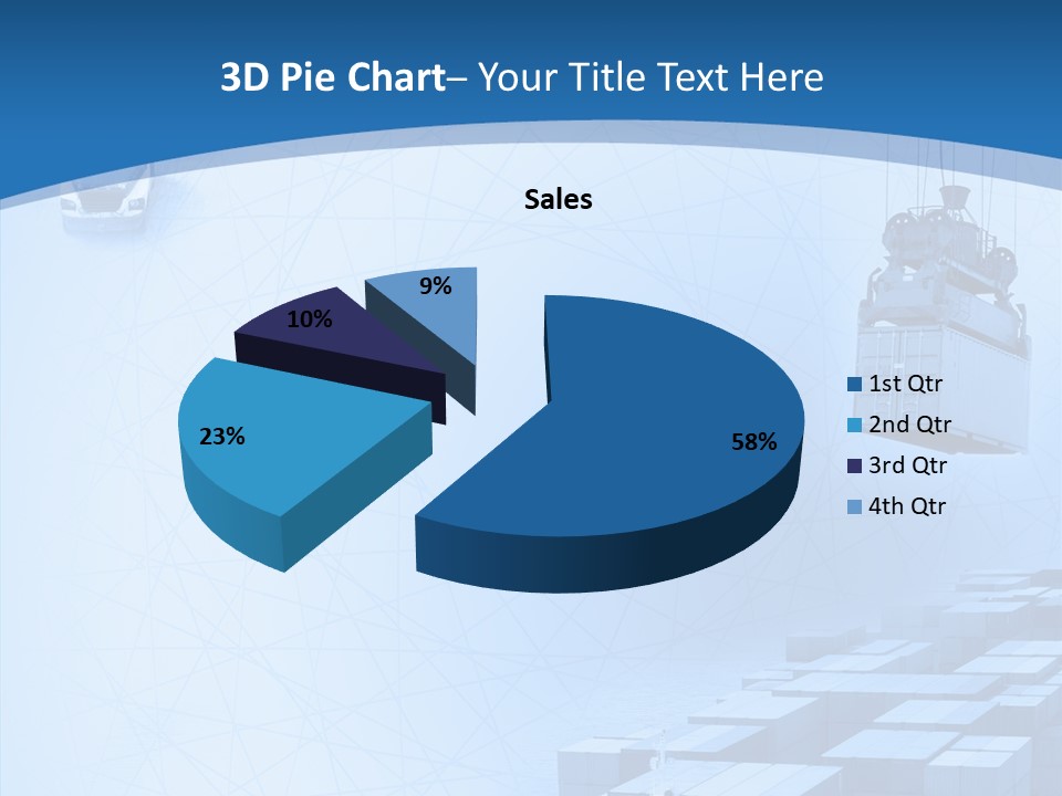 Ship Shipping Earth PowerPoint Template