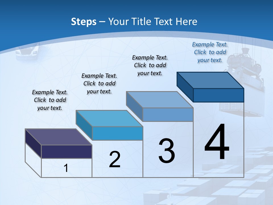 Ship Shipping Earth PowerPoint Template