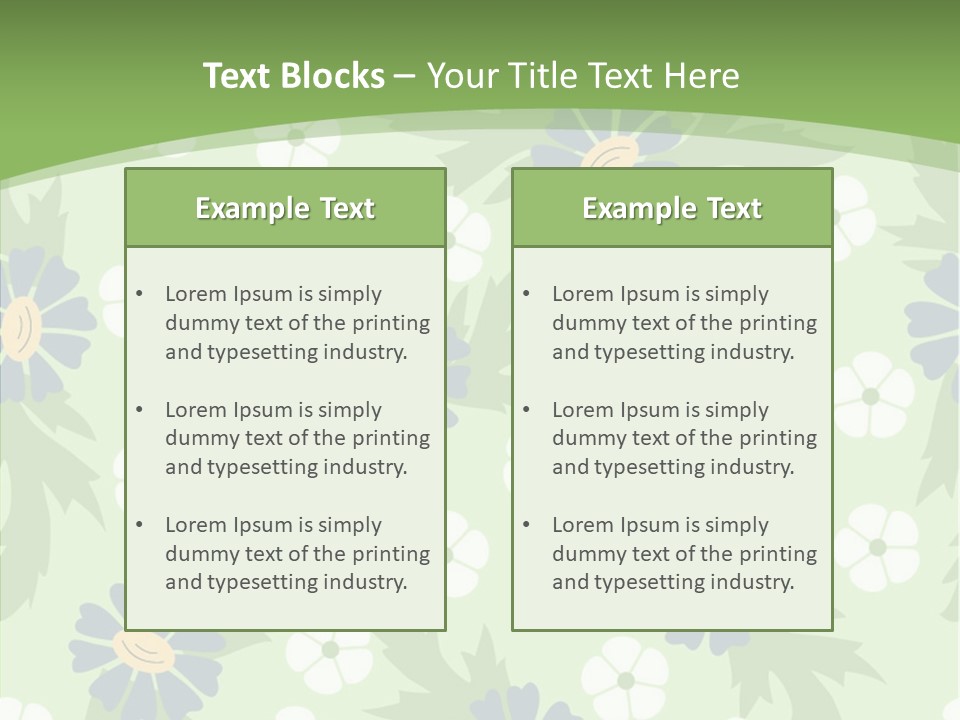 Chair Corporation Writing PowerPoint Template