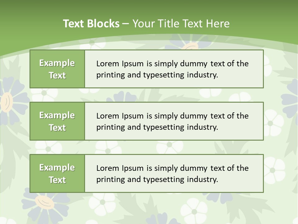 Chair Corporation Writing PowerPoint Template