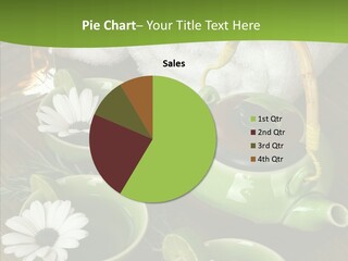 Tea Vegetable Salon PowerPoint Template