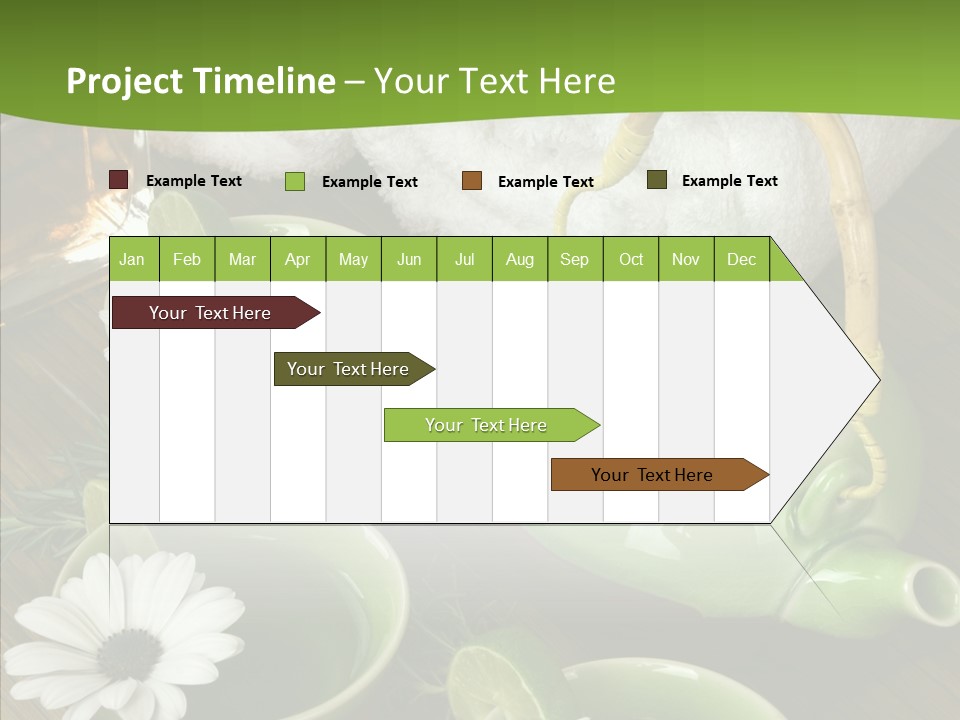 Tea Vegetable Salon PowerPoint Template
