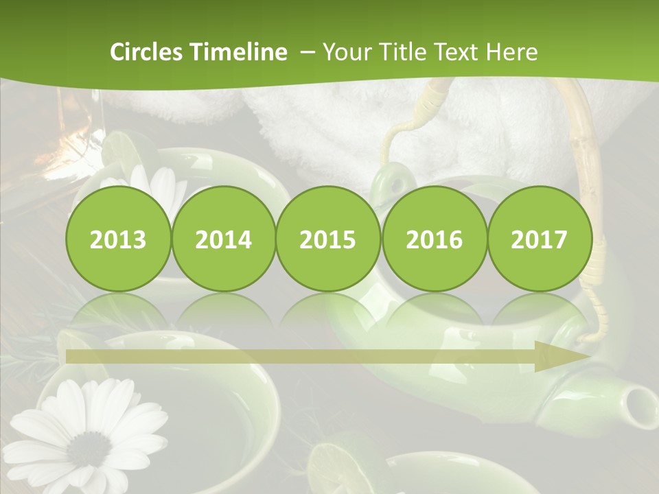 Tea Vegetable Salon PowerPoint Template