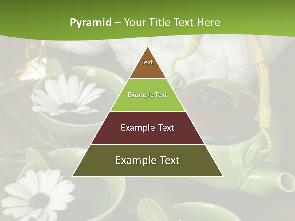 Tea Vegetable Salon PowerPoint Template