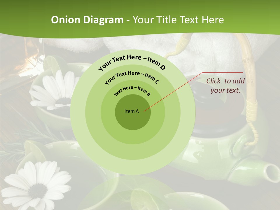 Tea Vegetable Salon PowerPoint Template