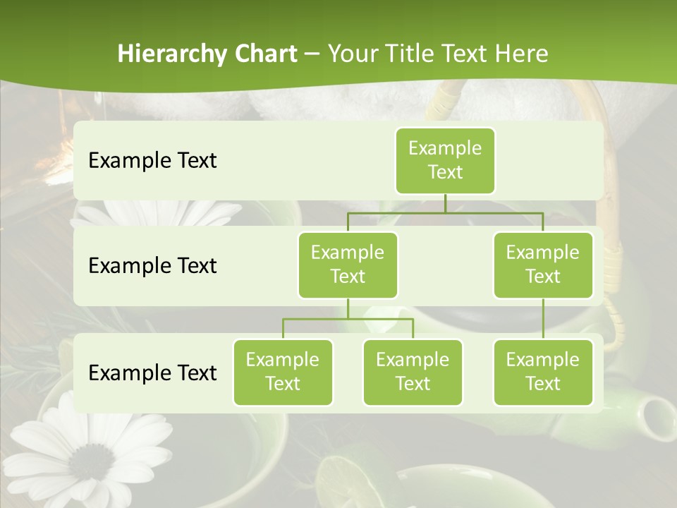 Tea Vegetable Salon PowerPoint Template