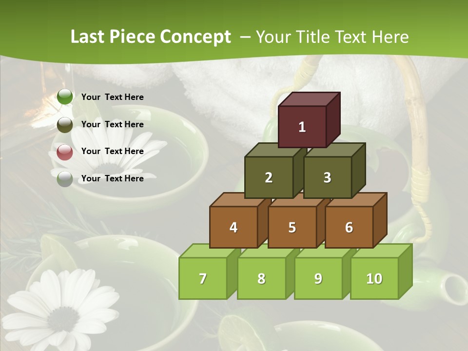 Tea Vegetable Salon PowerPoint Template