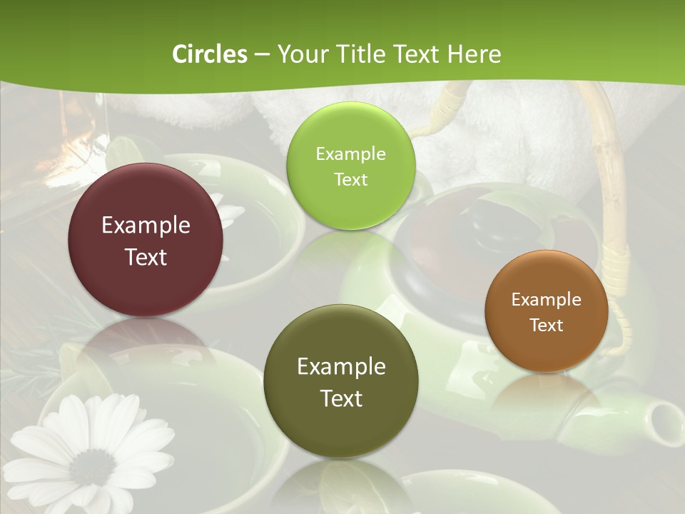 Tea Vegetable Salon PowerPoint Template