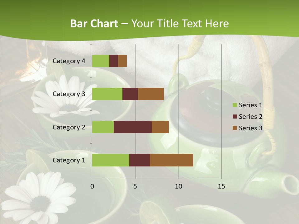 Tea Vegetable Salon PowerPoint Template
