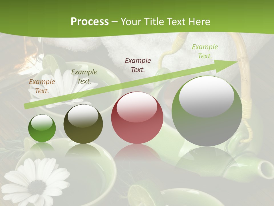 Tea Vegetable Salon PowerPoint Template