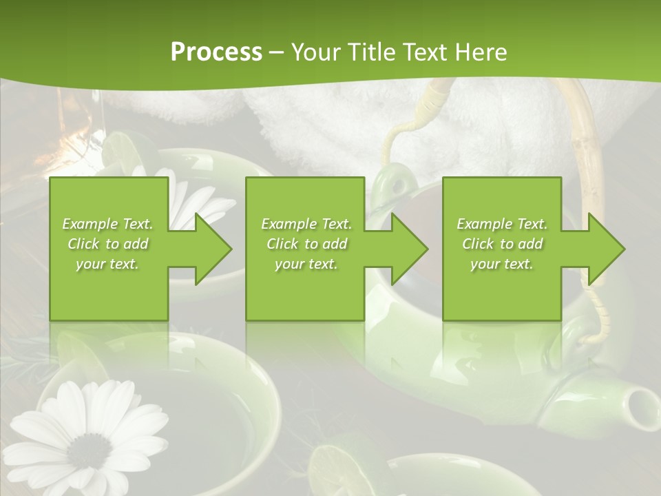 Tea Vegetable Salon PowerPoint Template