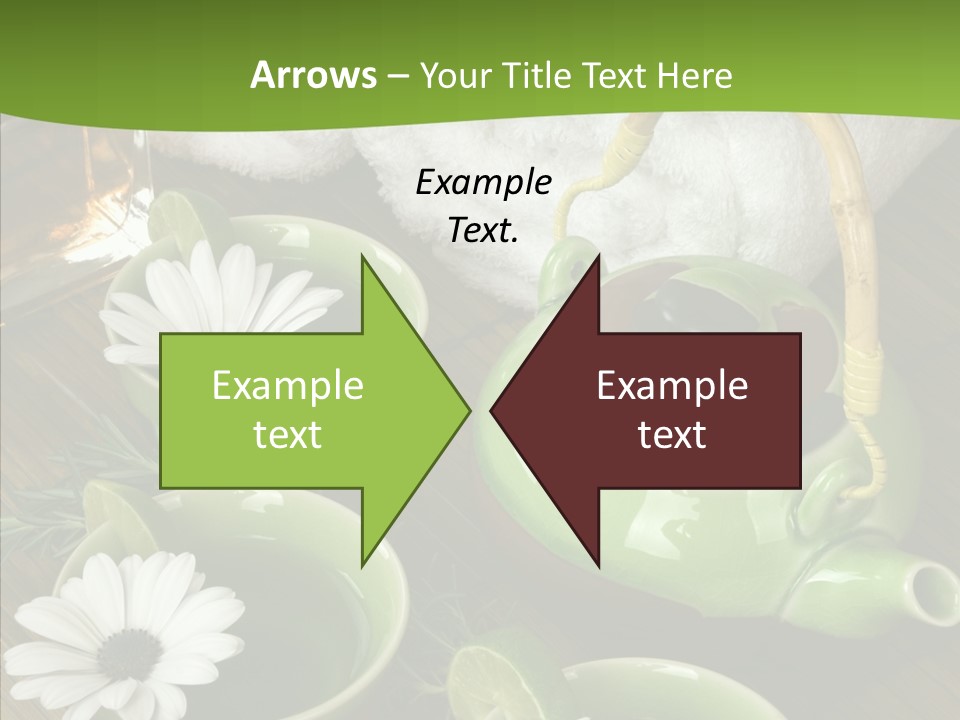 Tea Vegetable Salon PowerPoint Template