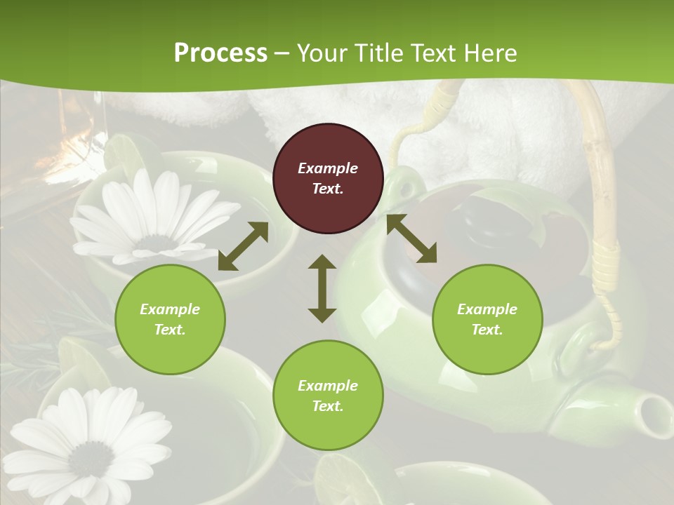 Tea Vegetable Salon PowerPoint Template