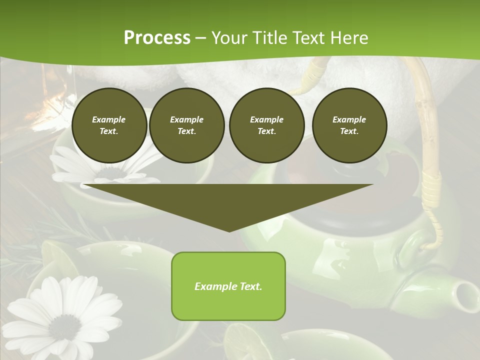 Tea Vegetable Salon PowerPoint Template