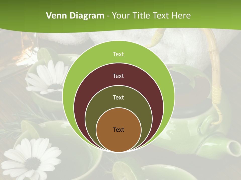 Tea Vegetable Salon PowerPoint Template