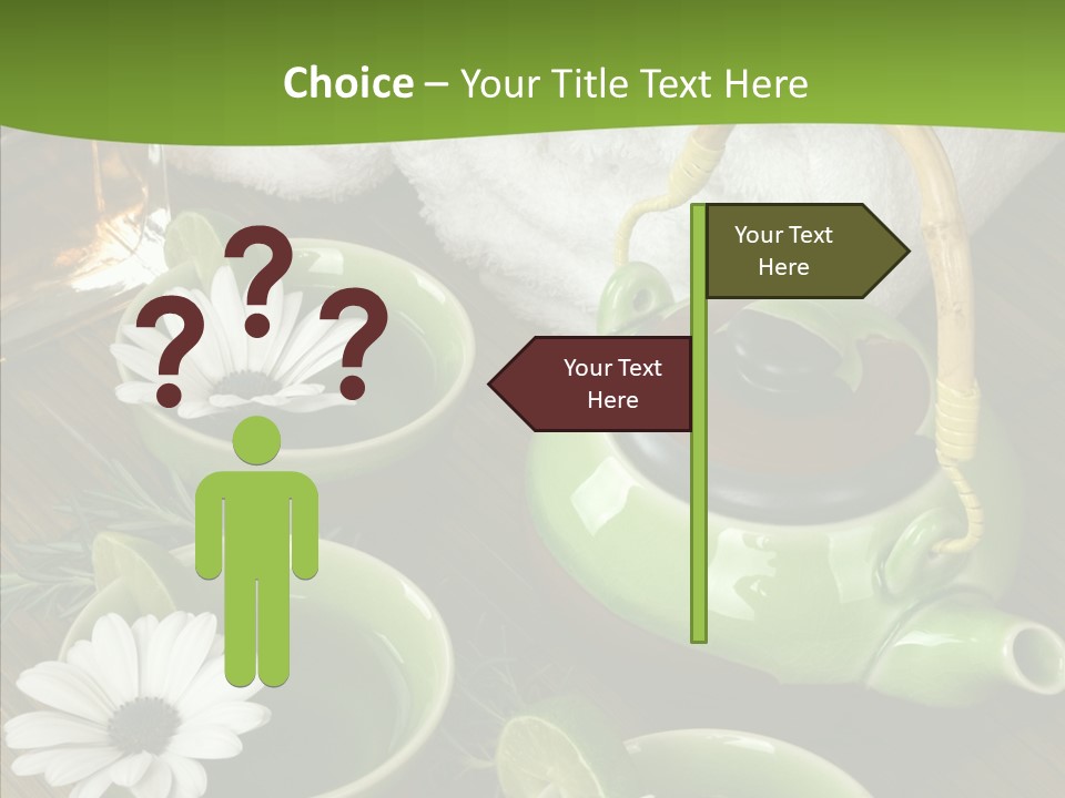 Tea Vegetable Salon PowerPoint Template