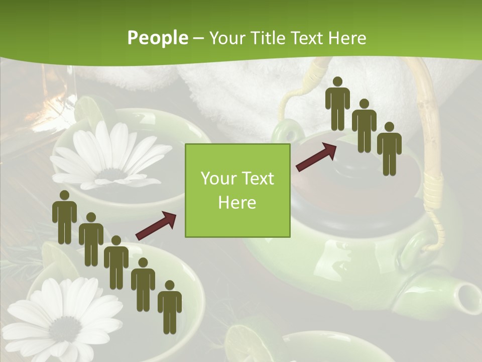 Tea Vegetable Salon PowerPoint Template