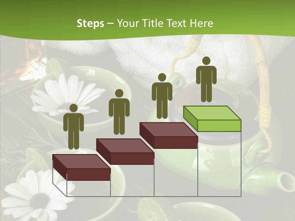 Tea Vegetable Salon PowerPoint Template