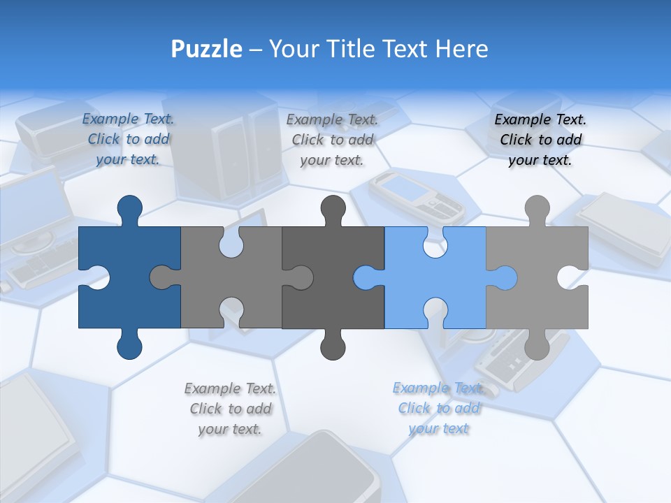 Happy Character Together PowerPoint Template