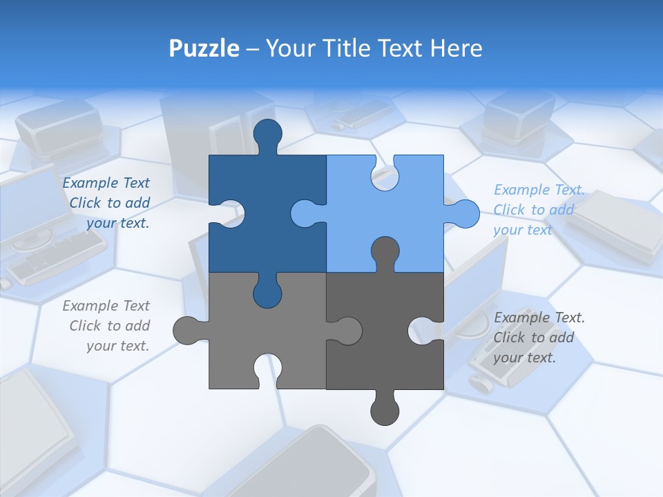 Happy Character Together PowerPoint Template