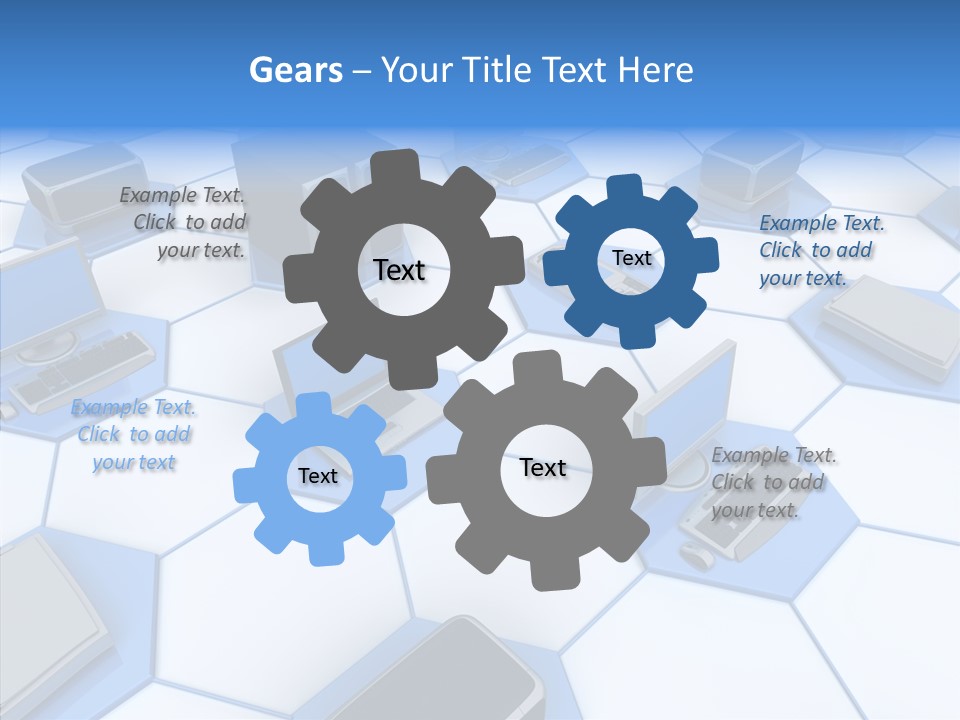 Happy Character Together PowerPoint Template