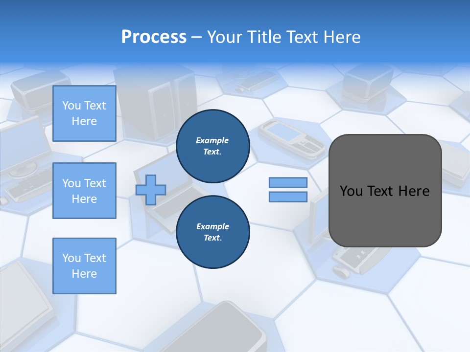 Happy Character Together PowerPoint Template