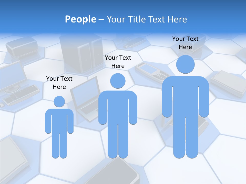 Happy Character Together PowerPoint Template