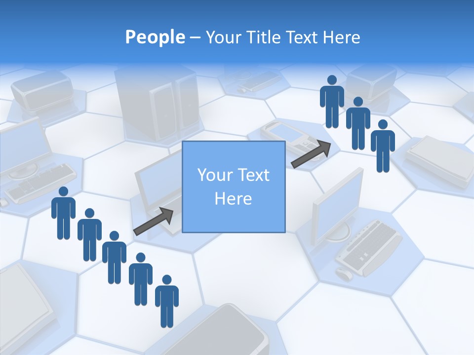 Happy Character Together PowerPoint Template