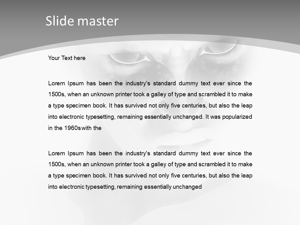 Super Hero Attractive Villian PowerPoint Template