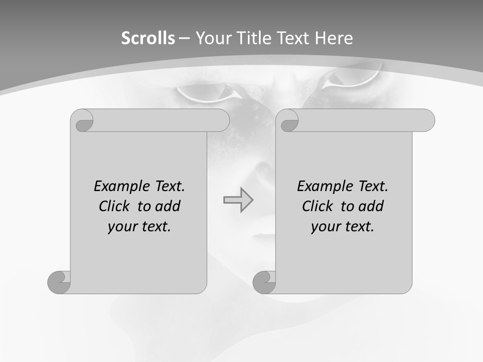 Super Hero Attractive Villian PowerPoint Template