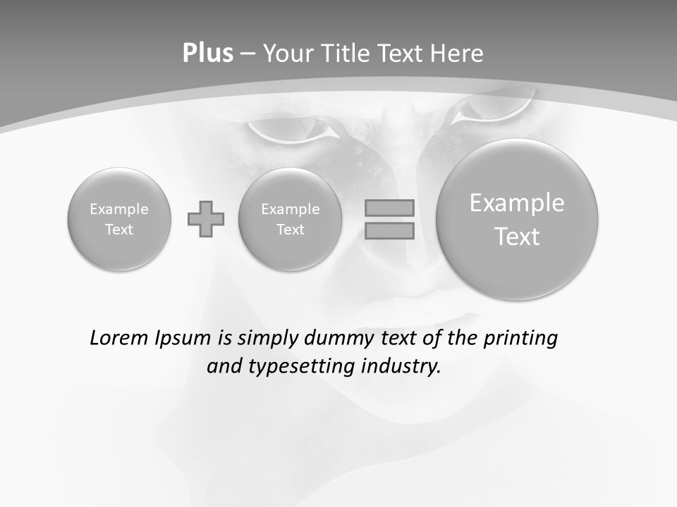 Super Hero Attractive Villian PowerPoint Template