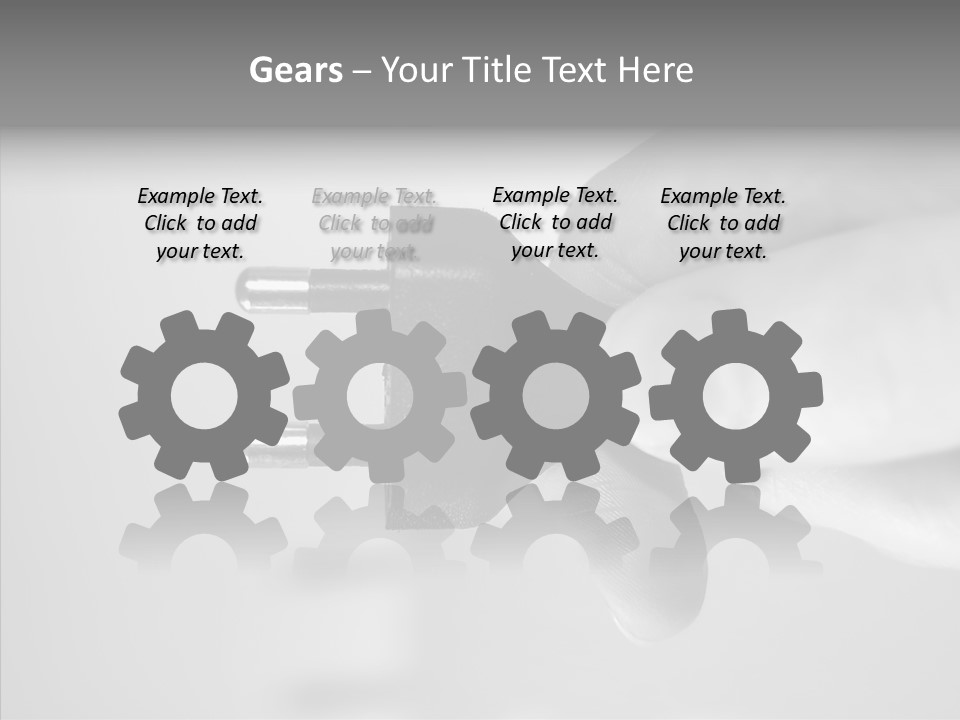 Electricity Activate Wave PowerPoint Template