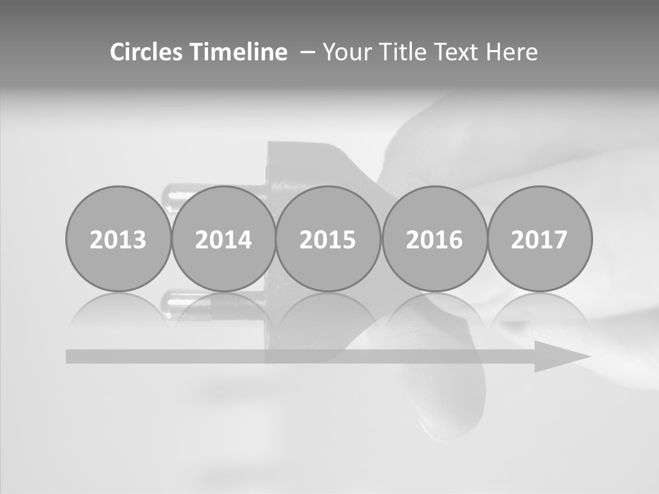 Electricity Activate Wave PowerPoint Template