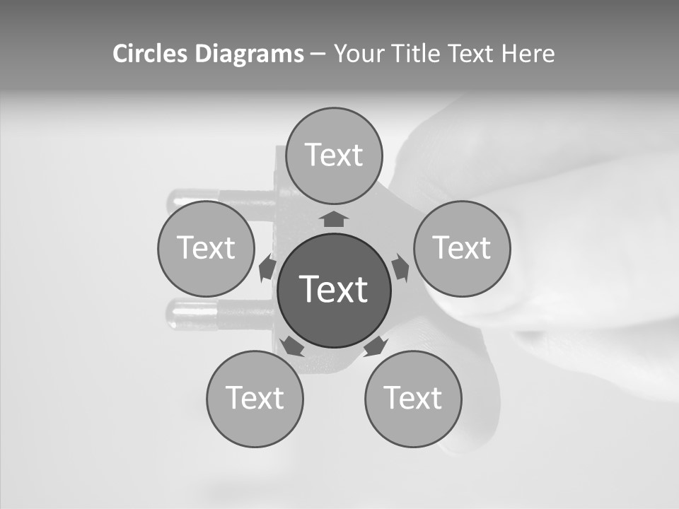 Electricity Activate Wave PowerPoint Template
