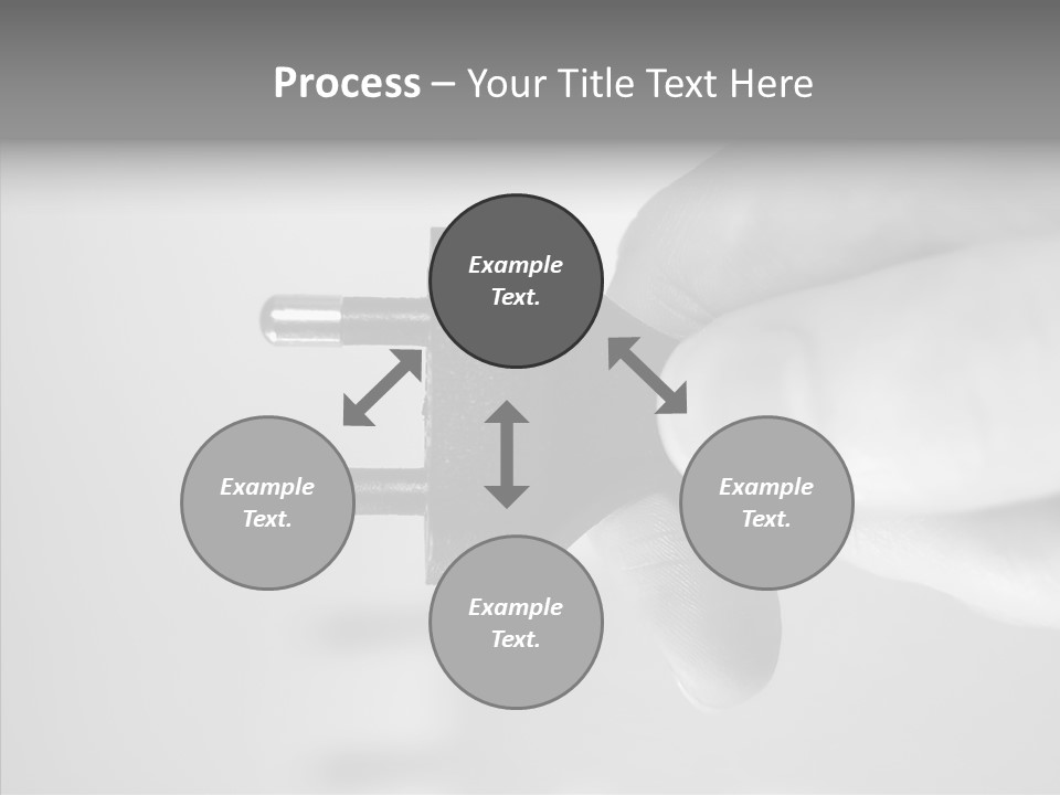 Electricity Activate Wave PowerPoint Template