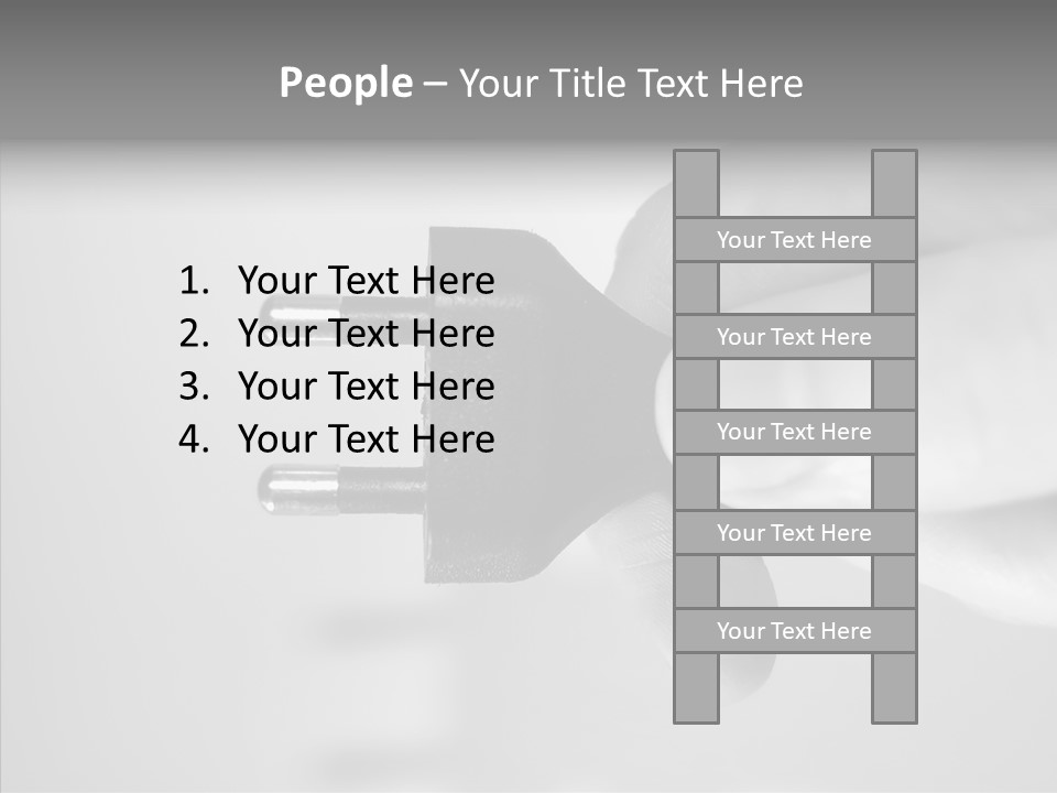 Electricity Activate Wave PowerPoint Template