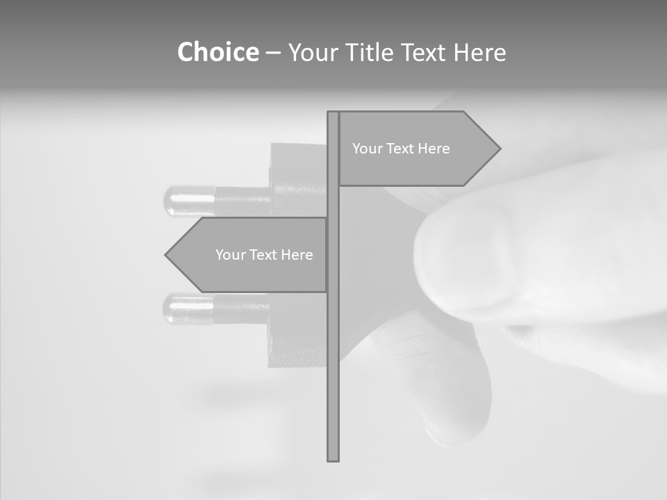Electricity Activate Wave PowerPoint Template
