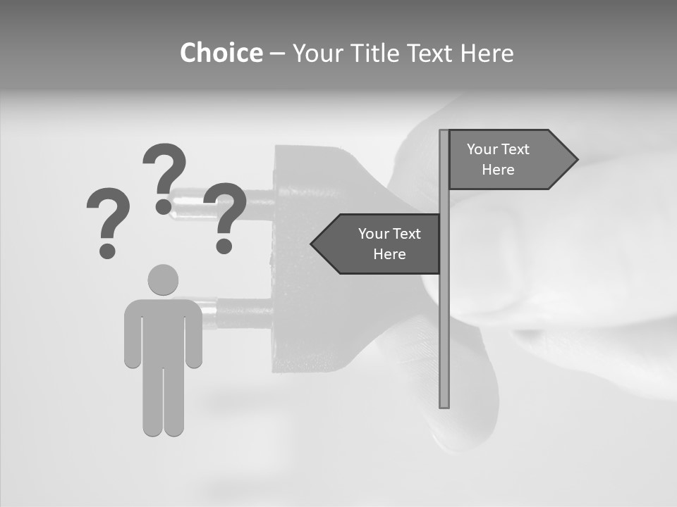 Electricity Activate Wave PowerPoint Template
