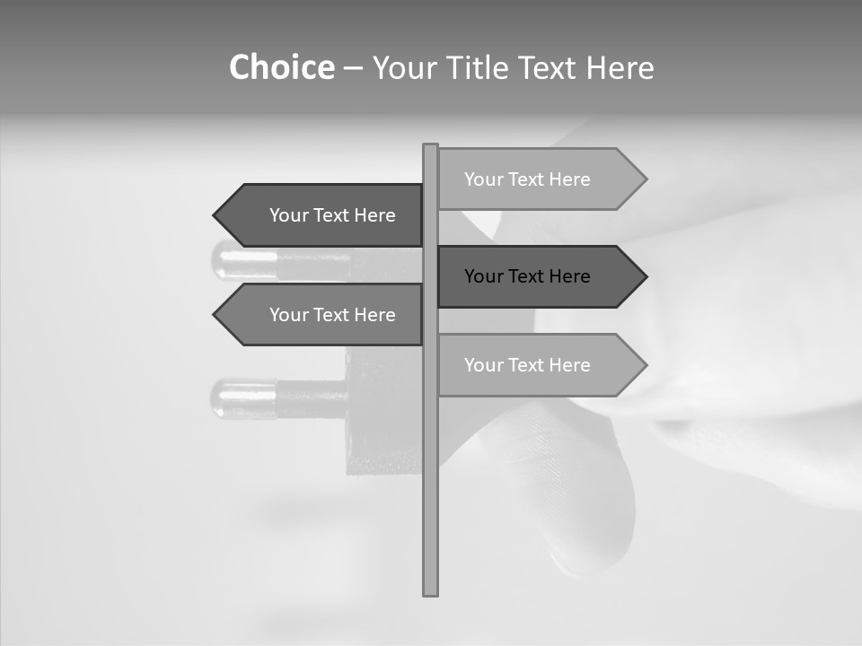Electricity Activate Wave PowerPoint Template
