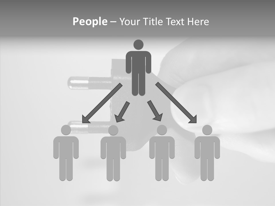 Electricity Activate Wave PowerPoint Template