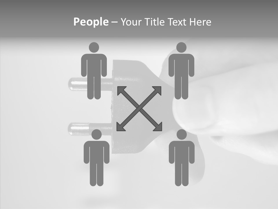 Electricity Activate Wave PowerPoint Template