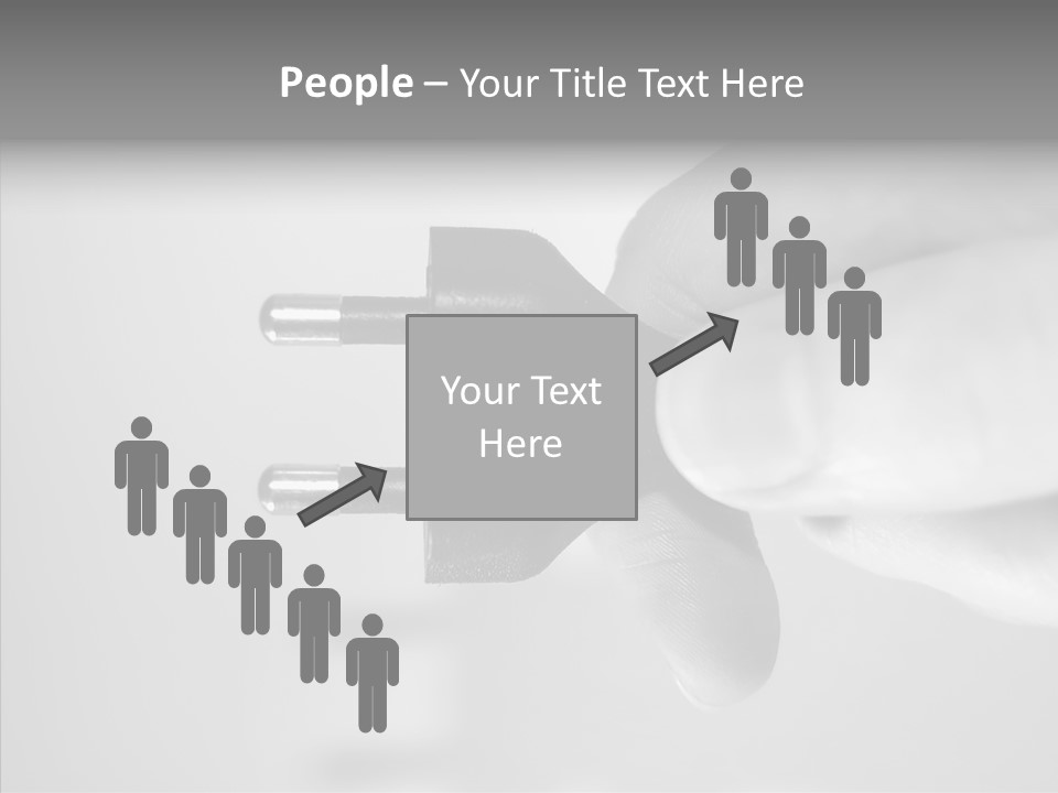 Electricity Activate Wave PowerPoint Template