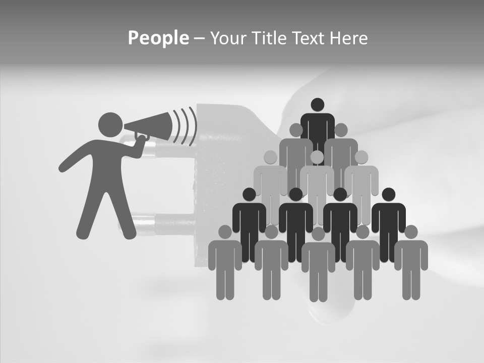 Electricity Activate Wave PowerPoint Template