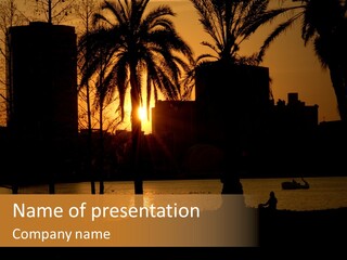 Nature Lake Park PowerPoint Template