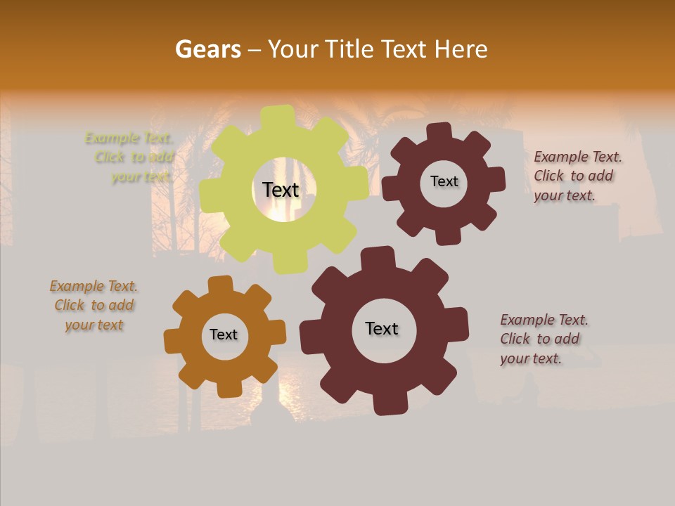 Nature Lake Park PowerPoint Template