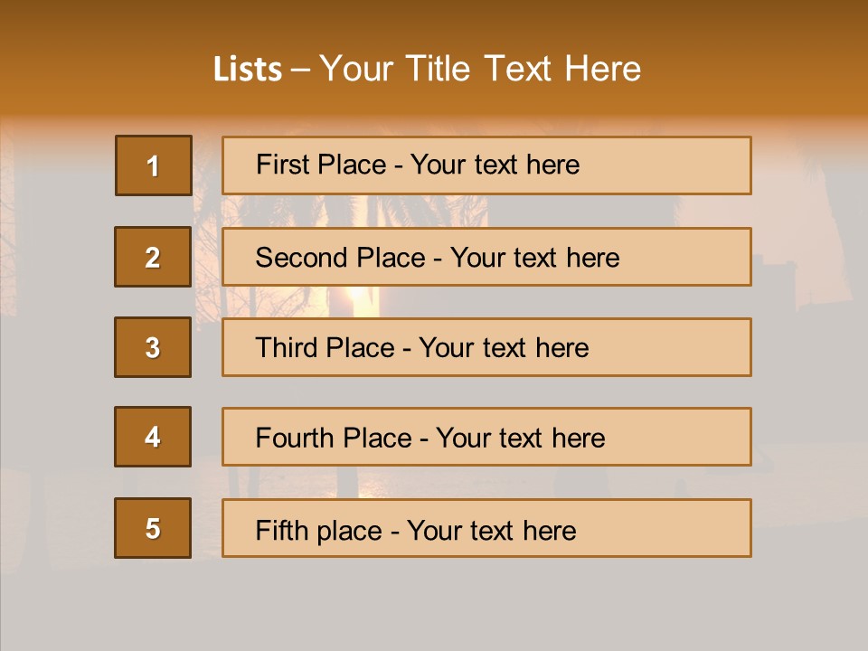 Nature Lake Park PowerPoint Template