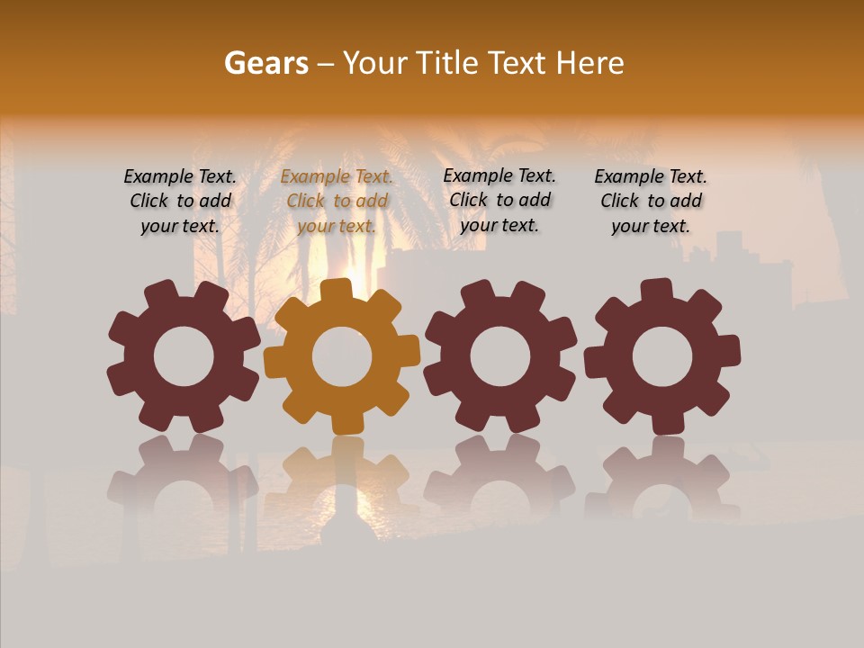 Nature Lake Park PowerPoint Template