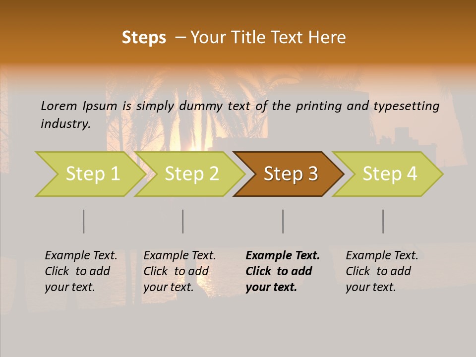 Nature Lake Park PowerPoint Template